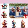 Geschenk für Kinder Weihnachten Drachen Auto Anhänger Acrylmaterial Cartoon Stil Verschiedene Farboptionen Auto Zubehör