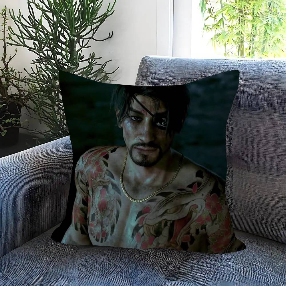 Anime Goro Majima Yakuza Meme Pillow Cushion Cover Pillowcase Living Room Sofa Home Decor