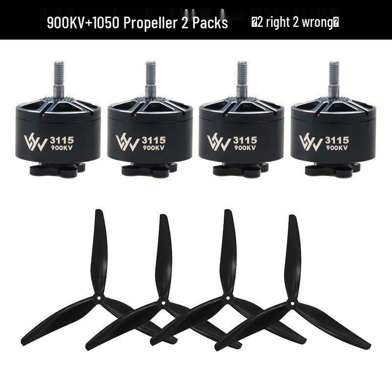 Drone FPV 3115 Motor 400KV/900KV/1200KV for Long-Range Racing & Model Aircraft, Suitable for 10-inch Props.