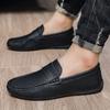Fashion Slip On Men Loafers Comfortable Breathable Casual Shoes Lightweight Driving Shoes Non-slip Man Boat Shoes Flat Moccasins