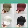 Baseballkappe Herren Damen Herbst Baumwolle Bestickter Buchstabe Sonnenhut Für Freizeit Sonnenschutz