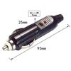 Portable Fridge Replacement Cable, Vehicle Power End to 2 Pin Appliance End, 12V 24V 18 Wire Size 1.8 m Wire for Vehicle Travel Use