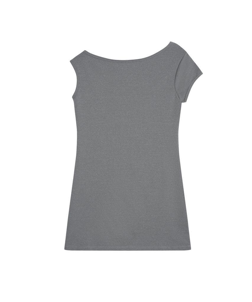 REST&RECREATION One Shoulder Dress - Gray