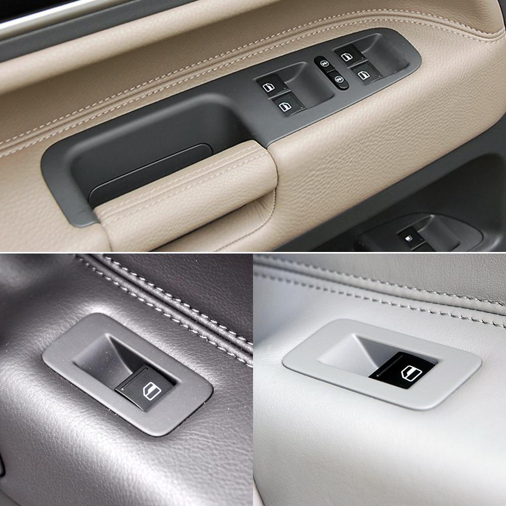 Car Front Rear Left Right Door Window Switch Cover Panel Trim Replacement For VW Volkswagen Touareg 2003-2010