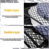Cargo Net For Pickup Truck Bed, Trucks Cargo Net Mesh Organizer, 4'X4' Stretch To 7'X7' Highly Elastic Truck Bed Net For Camping, Trip Luggage,