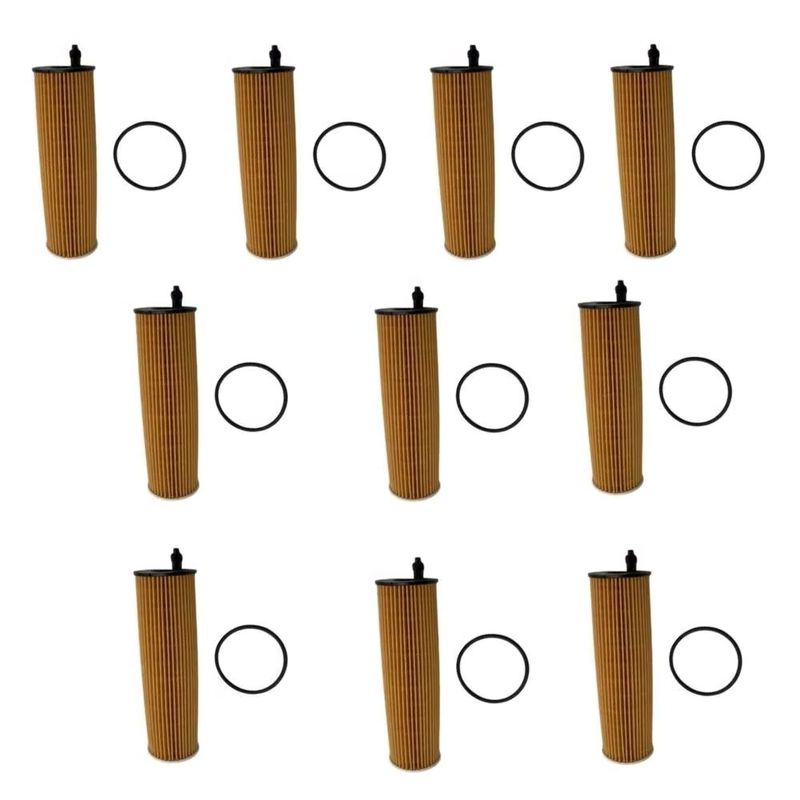 1/6/10 Stück A6541801100 Motorölfilter-Kit für Mercedes Benz C180d c220d E300D E220D S350D S400D W205 W247 C180d 6541801100