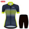 Abbigliamento Mountain Bike e Ciclismo su Strada Asciugatura Rapida Anti-UV Maillot Ciclismo Donna 2026 Set Completo Estivo a Maniche Corte Traspirante