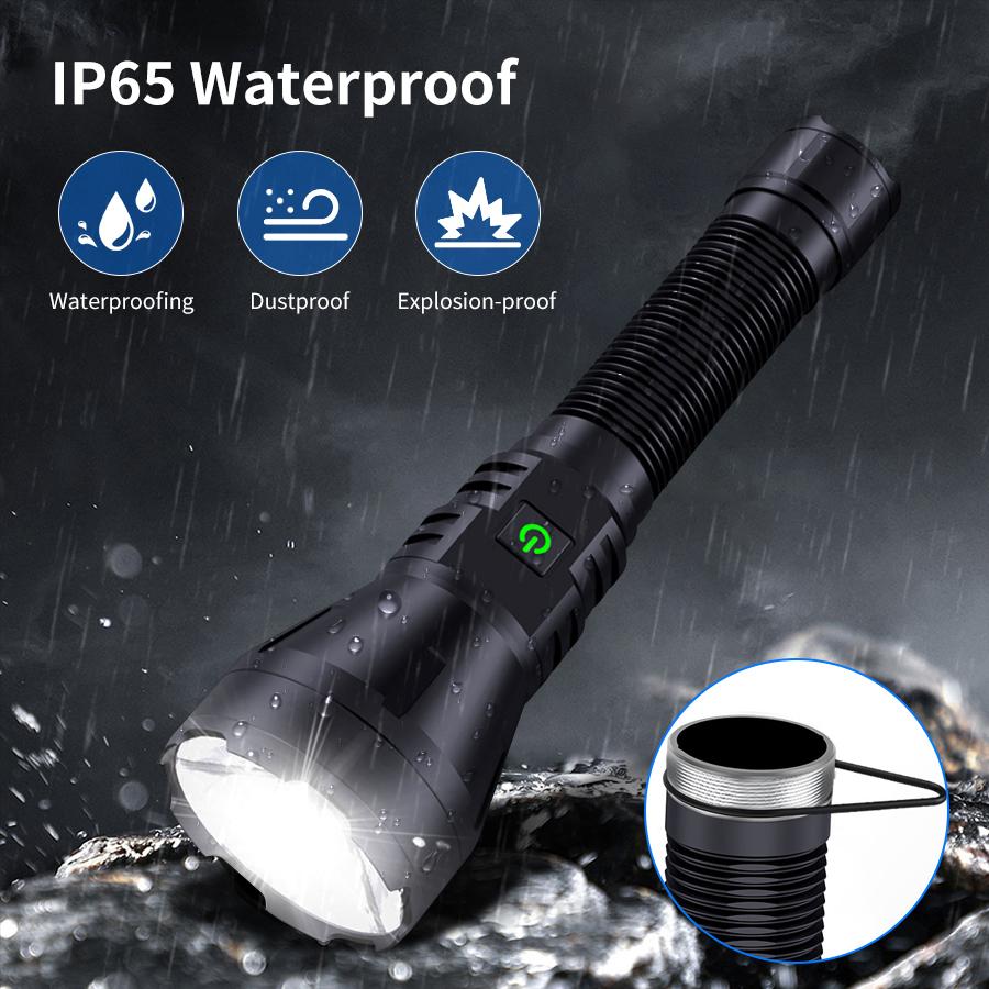 LED Flashlights Outdoor Emergency Power Reserve Battery Pack Camping Lamp Ideal Choice for Camping Equipment Zoomable Bright