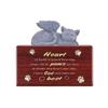Long Lasting Pet Urn Box Wood Material Perfect for Cherished Pet Ashes Memories
