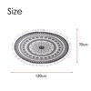 Azumaya-kk Rug, Black, Width 120cm X Depth 70cm, TTR-134