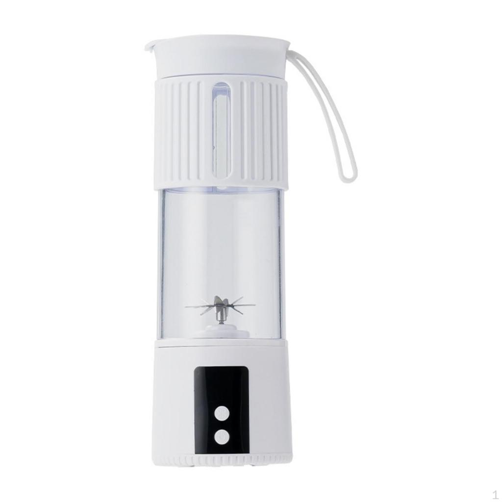 Portable Electric Juicer Cup USBChargeable with Carry Loop Cordless Blender for