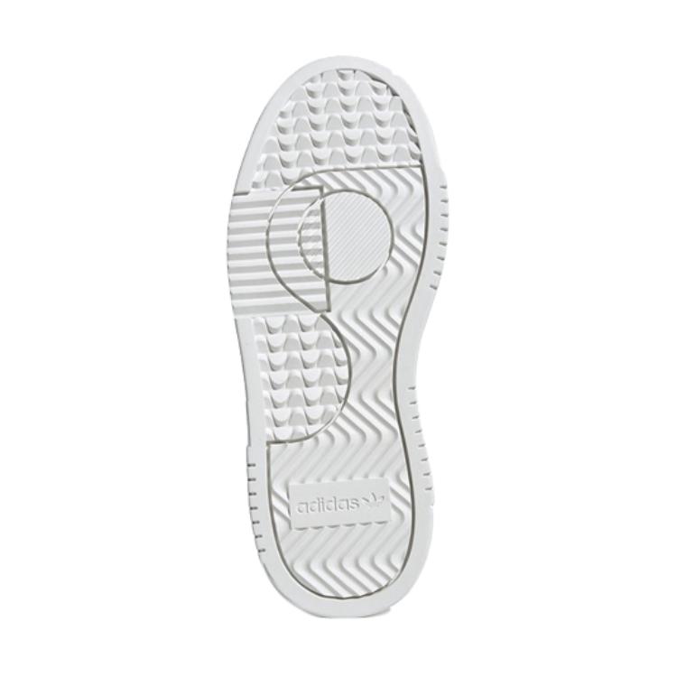 Adidas Originals Super Court Leather Low top Kids' Skateboarding Shoes White Brown Teenagers EE8795