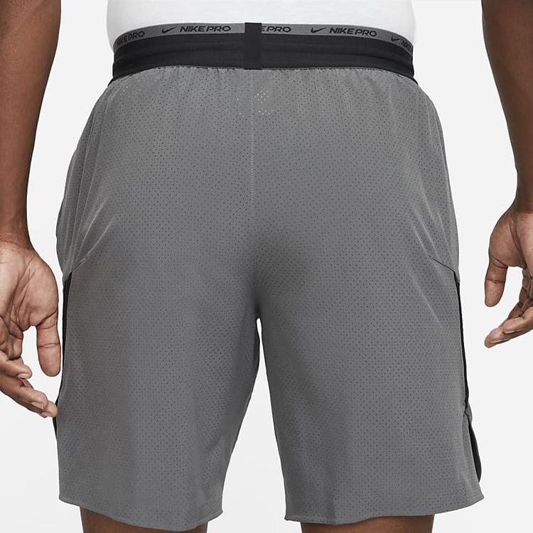 Nike Dri-FIT Flex Rep Pro Collection Color Blocked Elastic Waist Casual Sports Shorts Men shorts Iron-Gray DD1700-068