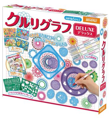(BEVERLY) Kururigraph Deluxe [Draw Patterns Just by Turning It Around] [Many Examples] Beverly
