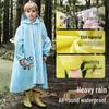 Children's Extended Raincoat with Schoolbag Slot