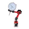Metal Round Dial Indicator Universal Flexible Magnetic Base Holder Bracket Machining Workpiece Measurement Tools V-Slot Base