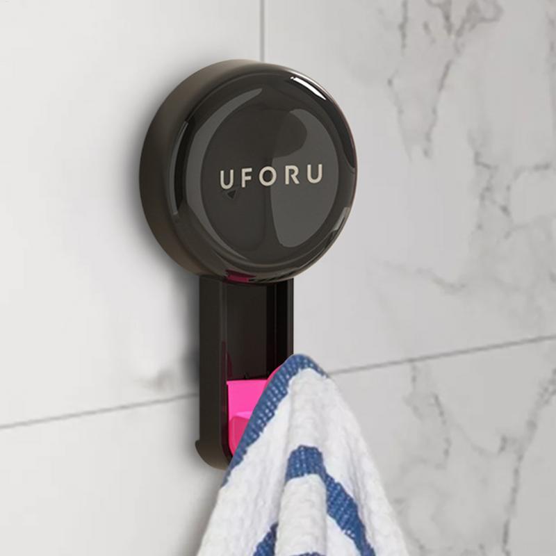 Strong Suction Cup Hooks 2X Loofah Holder Strong Bath Robe Hook Holder Waterproof Heavy Duty For Shower Bathroom Glass Door