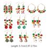Colorful Earrings Christmas Dangle Earrings Cute Ear Pendants Alloy Material Ear Jewelry Christmas Earrings for Party