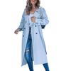 In Stock! European and American Style Women's Winter and Autumn Trench Coat.