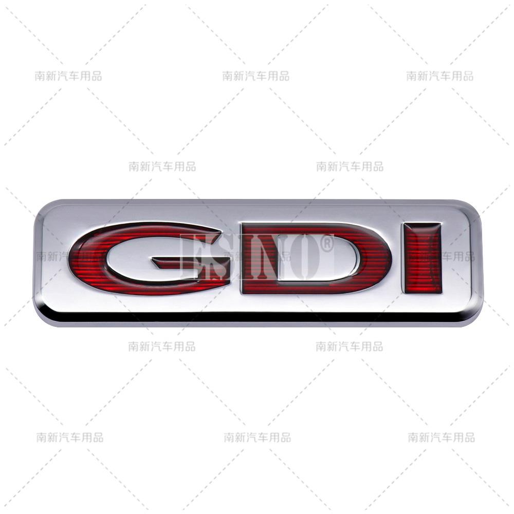 3D GDI TGDI Car Trunk Metal Zinc Alloy Adhesive Badge Emblem Rear Body Tailgate Badge for Sonata IX35 Tucson Elantra