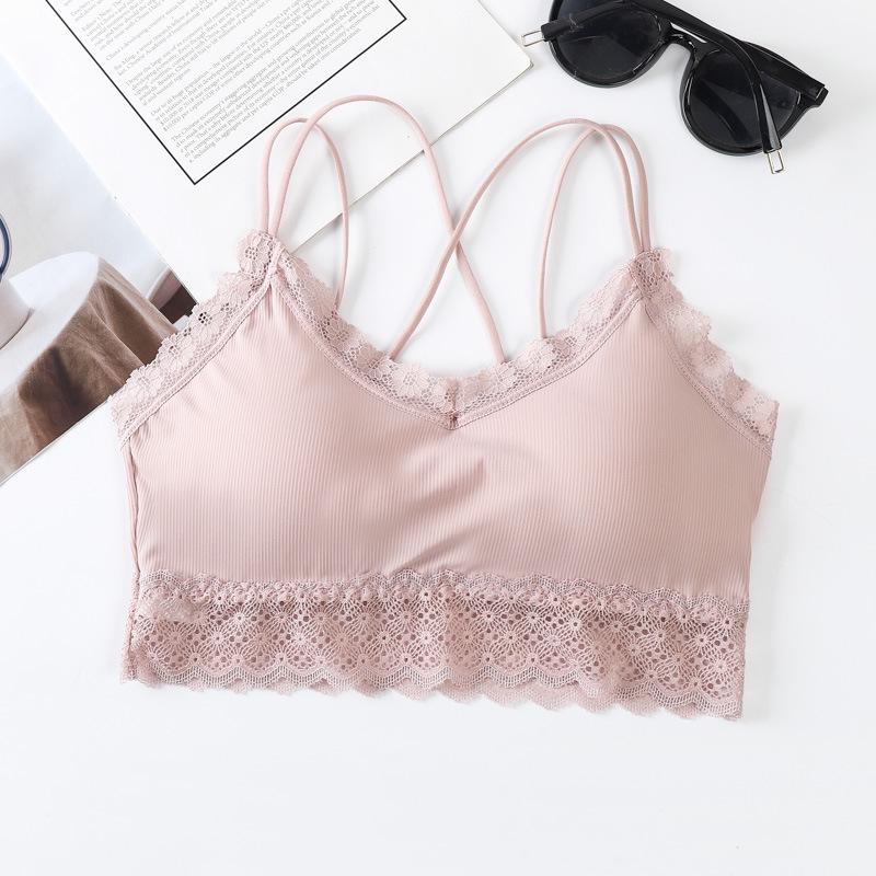 Sujetador Deportivo de Encaje de Seda de Hielo para Mujer - Sexy, Cómodo, Transpirable y Elegante.