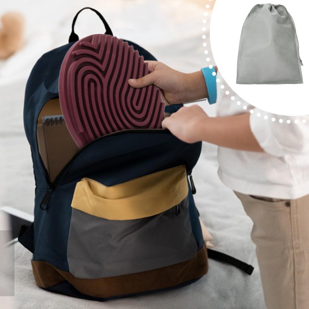 Duble Sided Design Fidget Toys With Travel Bag and 13 Strings Sensory Toys Creative Fidget Board