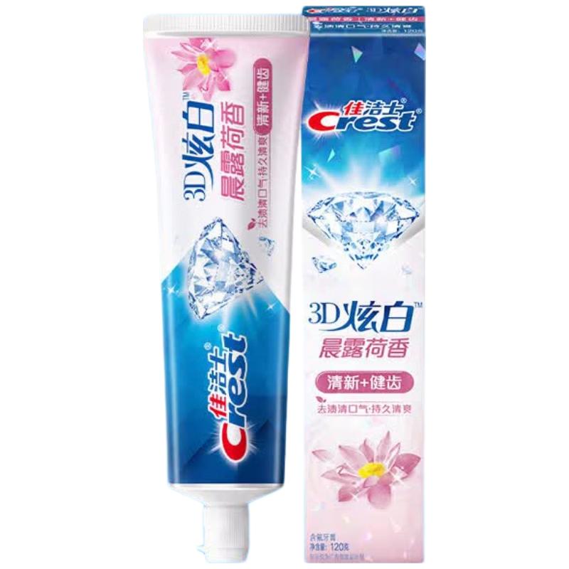Crest 3D White Morning Dew Lotus Fragrance Toothpaste
