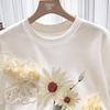 Women's Floral Print Loose Short Sleeve T-Shirt