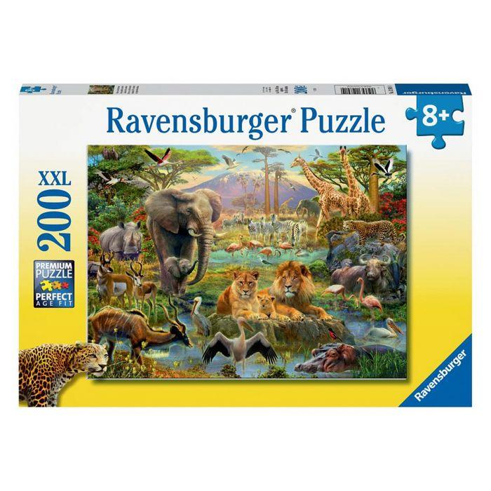 Puzzle Animaux de la savane - Ravensburger - 200 pièces - Pour enfants dès 8 ans
