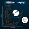 3-IN-1 Draadloze Controle Verwarmende Schommelende Vibrator Dildo Dubbele Penis Ring Mannen Prostaat Massager Volwassen Seks Speelgoed Koppels Masturbator 10 Vibratiestanden