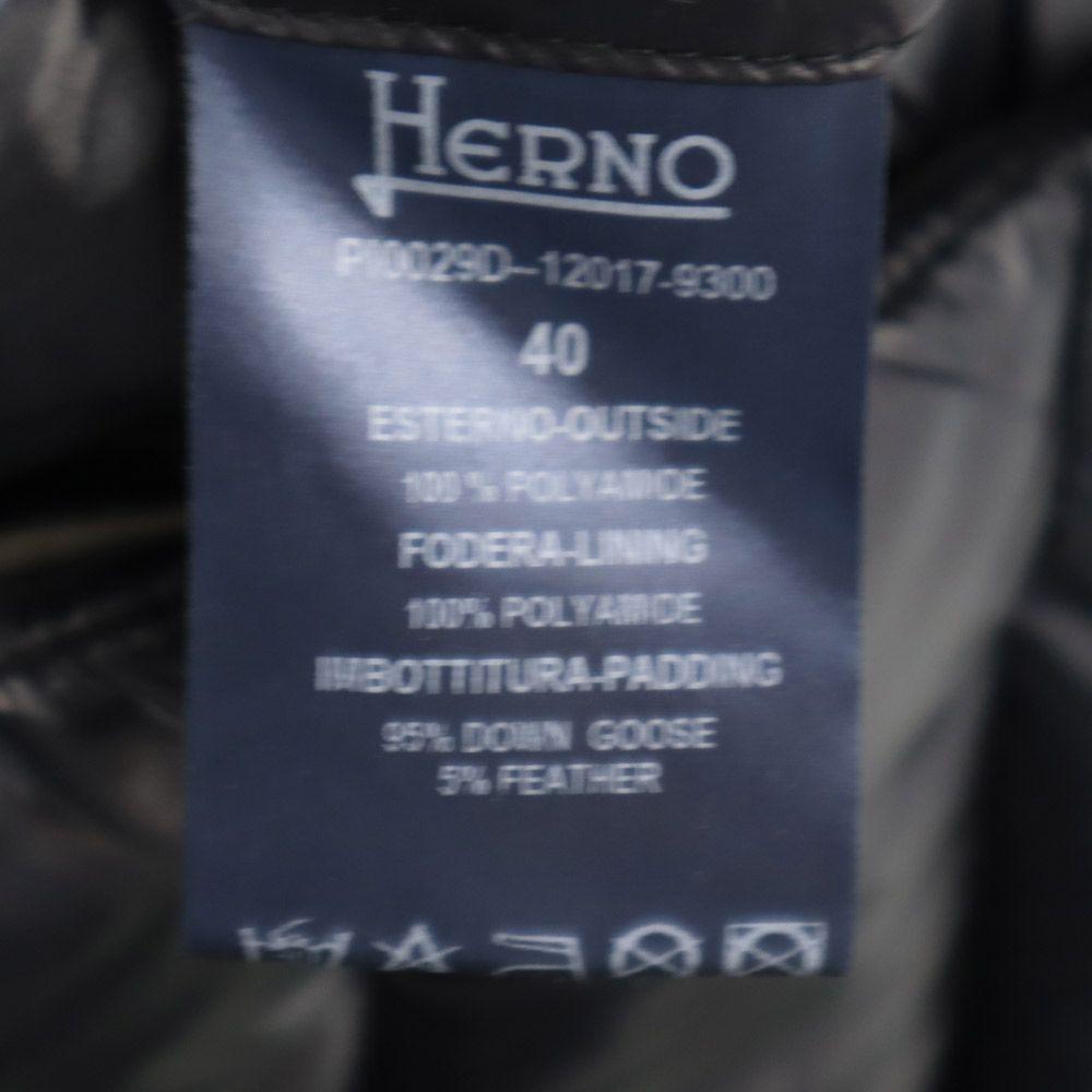 Herno Goose down coat 40 black Women Used