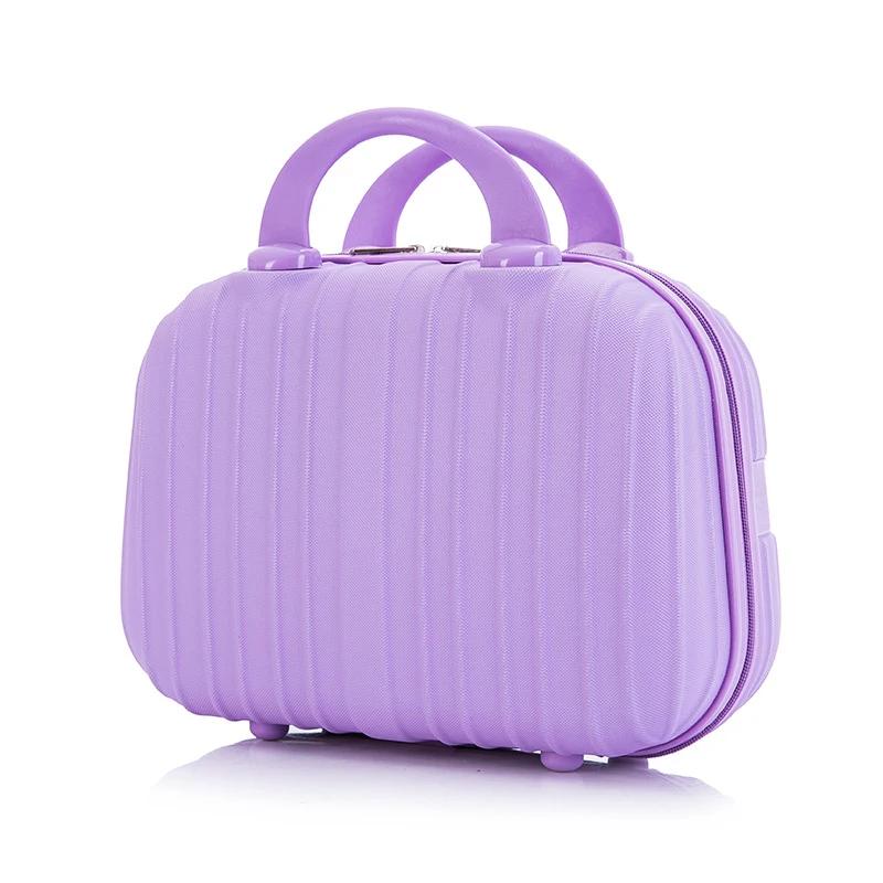 Sac Boîte Cosmétique Portable Grande Capacité Imperméable 14 Pouces Sac de Rangement Cosmétique Anti-Humidité Trousse de Toilette Valise pour la Maison le Voyage
