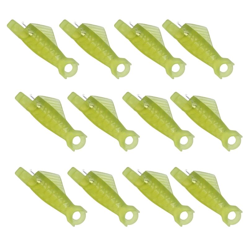 12Pcs Fish Shape Needle Threader Sewing Threading Aid Needle Threaders for Hand Stitching Tailoring and Embroidery