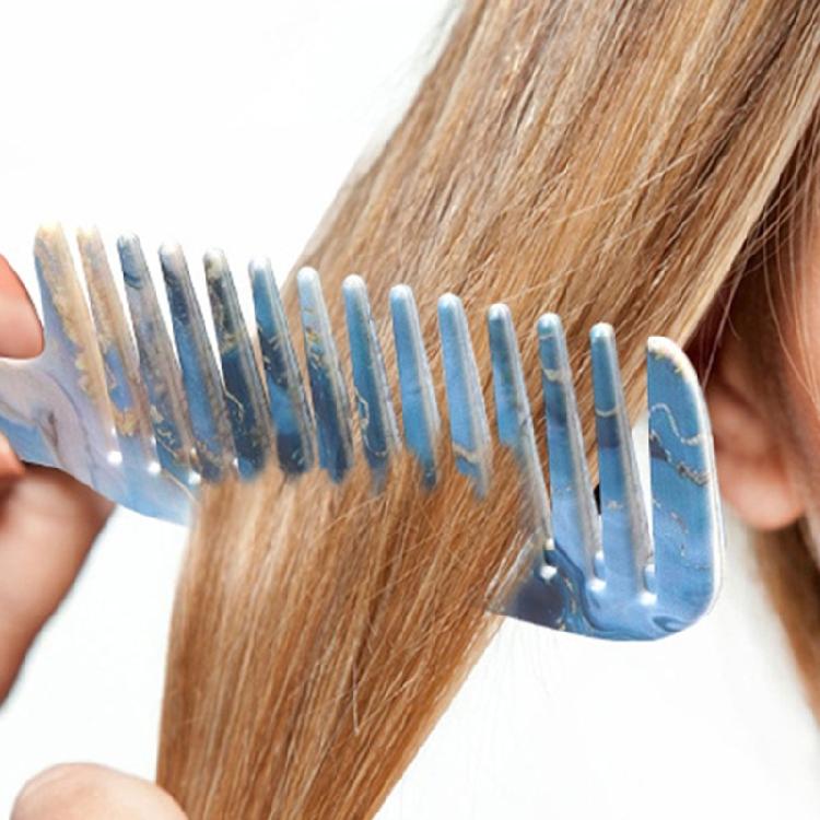 Wide Tooth Comb Detangler Hair Comb Printed Hair Styling Comb Curly Comb Hair Brush Comb Hairdressing Combs