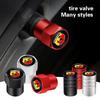 4Pcs Metal Car Wheel Tire Valve Caps Stem Case Cover For Fiat Abarth Argo Croma Albea Uno Tipo Palio 500 Punto Panda Doblo Stilo