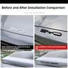 For BYD Seal 06 07 DMI Car Front Rear Steering Wheel Emblem Modification Black Warrior Covering Styles Car Badge