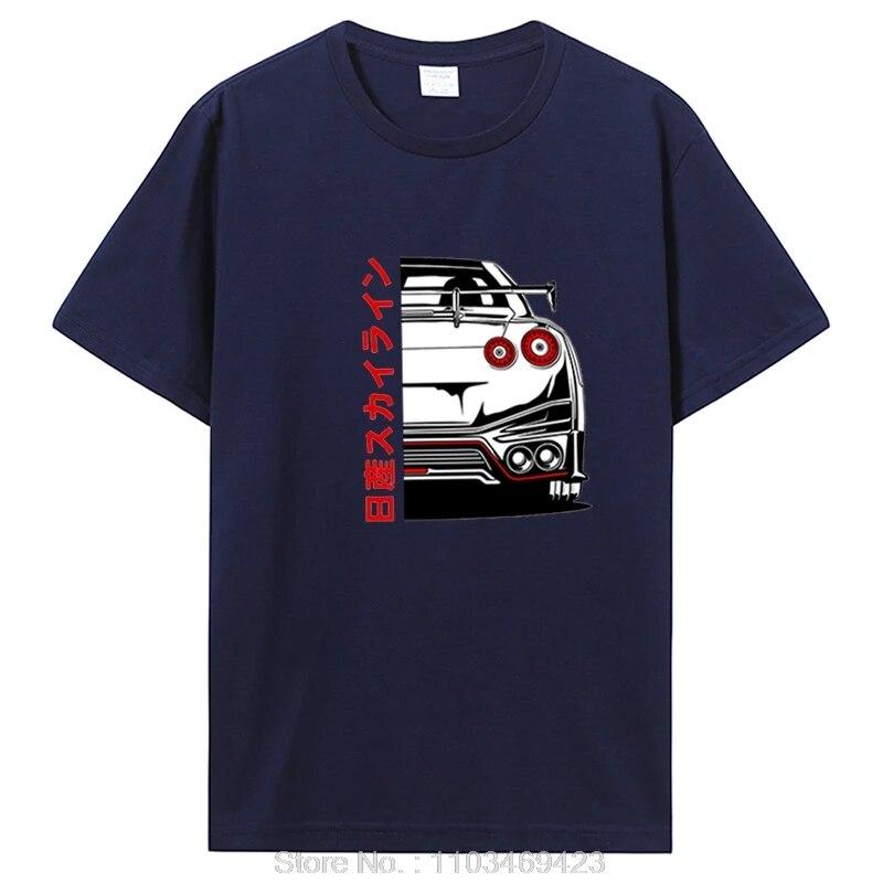 

GTR R35 футболки унисекс, хлопковая футболка с рисунком, забавная футболка, унисекс, футболка большого размера, японская уличная одежда, одежда в стиле хиппи 90-х годов M