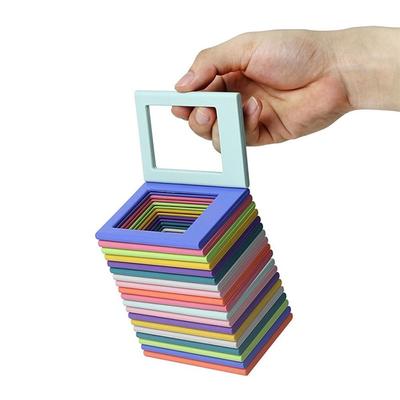 3-Zoll-Fotorahmen mit Magnetdesign, Rahmen für Polaroid-Fotos, Mini-Magnetbilderrahmen aus Acryl, transparenter Acryl-Displayständer