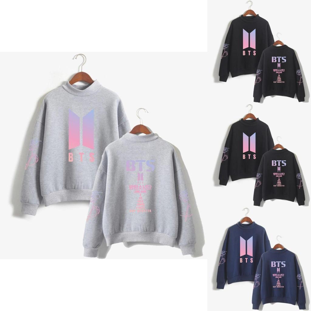 Bts Kpop In Bloom Sweater Unisex Jung Kook Hoodie Bangtan Boys Stylish Comfortable Cotton Blend