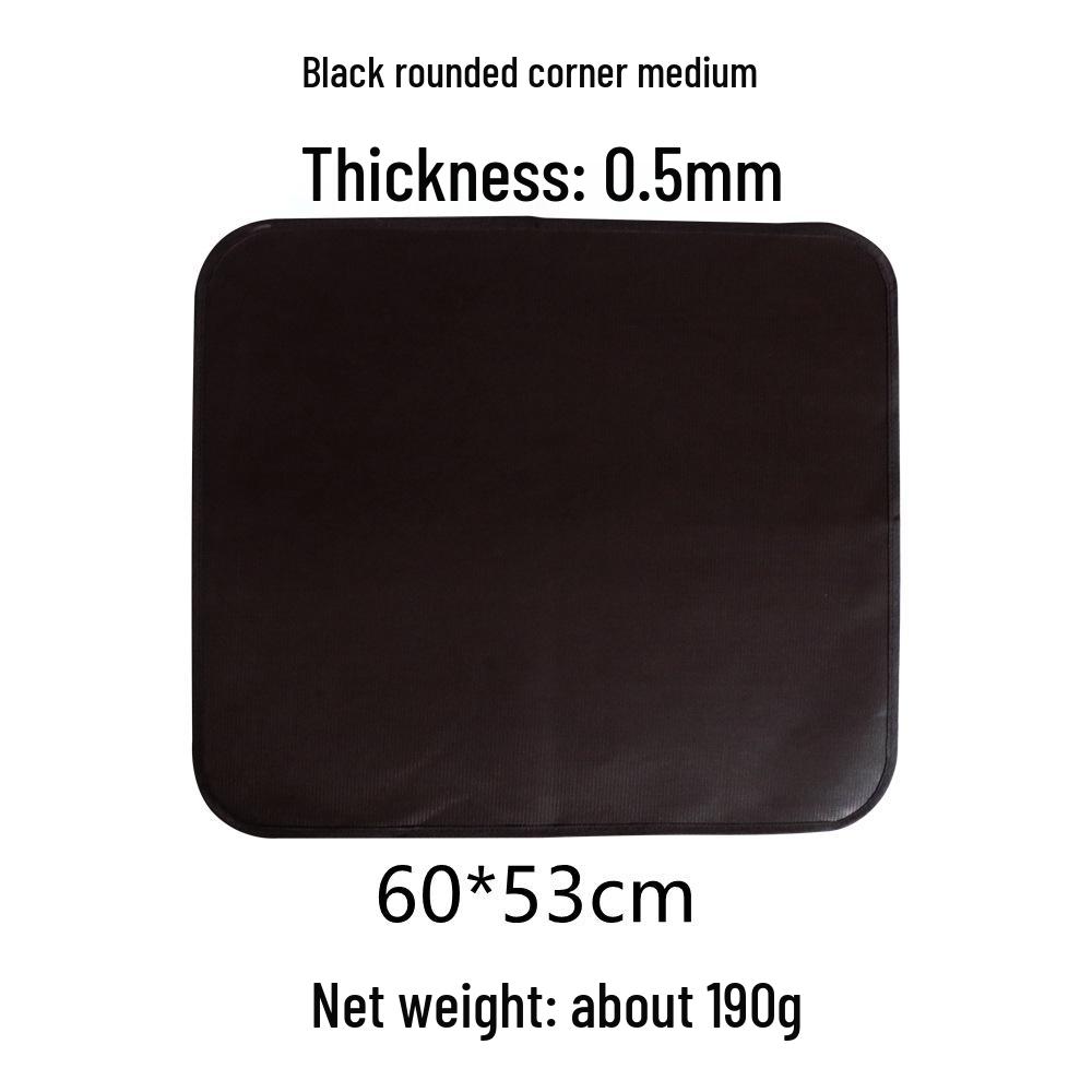 High-Temperature Silicone-Coated Fiberglass BBQ Fireproof Mat for Outdoor Camping