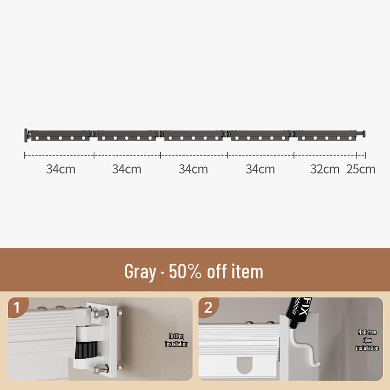 

Foldable Shower Partition Curtain