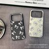 Bow for iPhone17promax Mobile Phone Case Apple 16 All-inclusive 15 Anti-drop 13 Leather Pattern 11 Protective Case