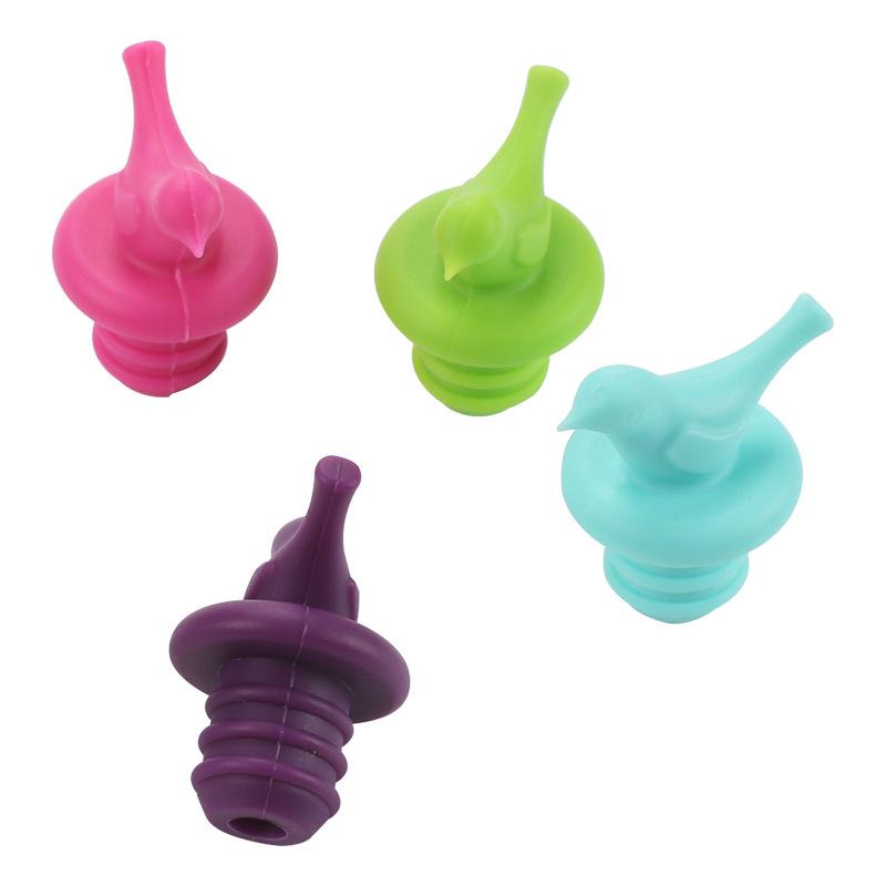 

Креативная силиконовая пробка для бутылки вина сладкого цвета в форме птицы random