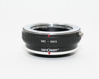 Minolta Micro Four Thirds Mount Adapter with Lens Cloth K&F MD-m4/3 Md-m43 (KFM43)