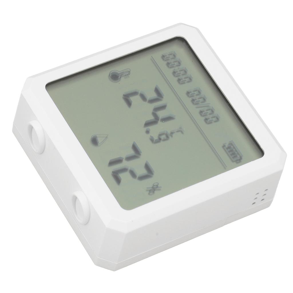 Temperature Humidity Meter LCD Display Wifi Alarm Function Voice Support Digital Hygrometer Thermometer for Indoor