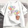 Dudu Bubu T Shirt For Unisex Cotton Vintage Tshirts Crew Neck Love Tee Shirt Short Sleeve Clothing Classic