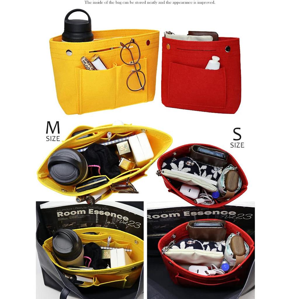 Lieben chama Transporter Tote Bag Inner Bag, Medium, Lightweight Pouch, Cosmetic Storage (Pink)