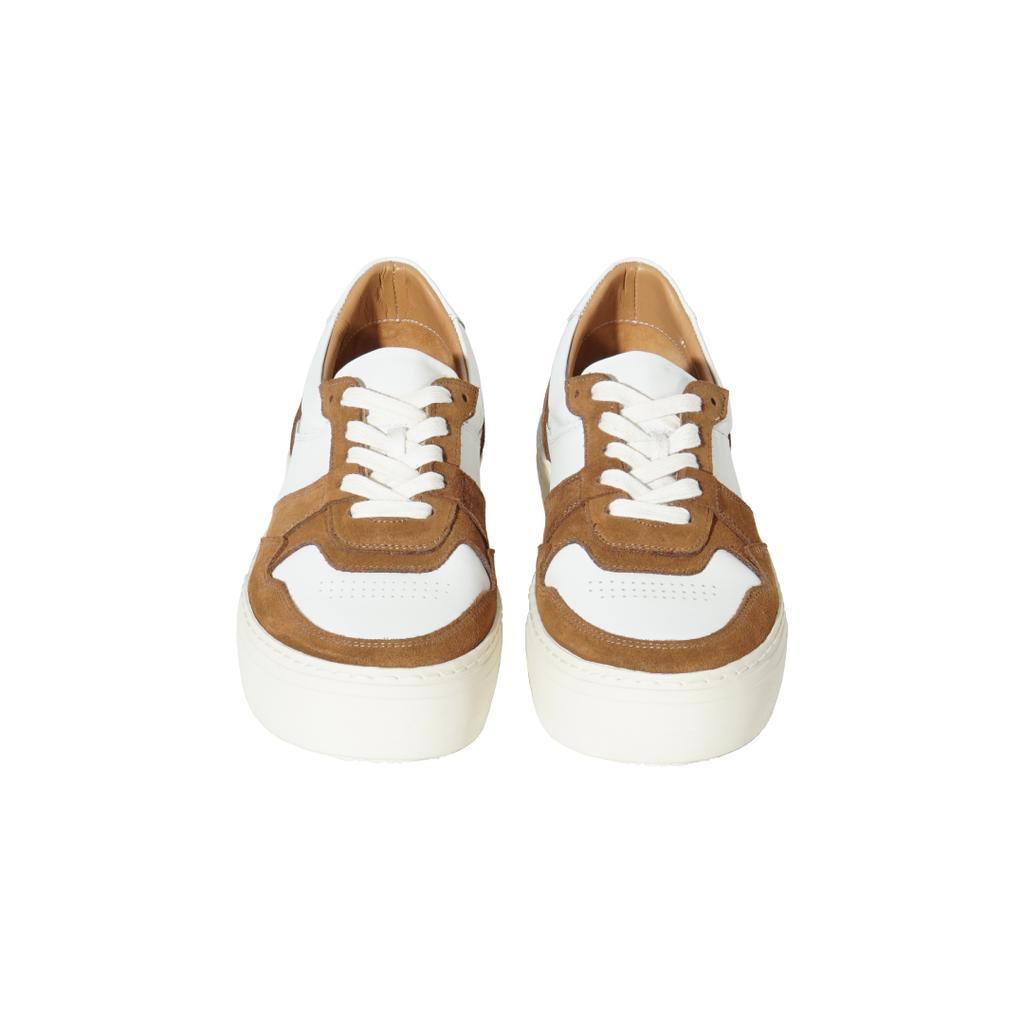 Guilf Chester Retro Sneakers In Calfsuede Medium Curry