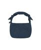Lmr Stitch Point Denim Padded Crossbody Bag Blue