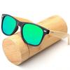 Luxury Business Non-polarized Sunglasses Men Women Round Frame UV400 Sports Sun Glasses Vintage Wooden Bamboo Anti-glare Eyewear